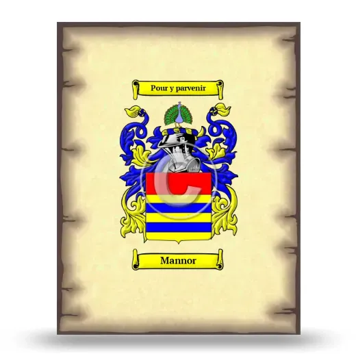 Mannor Coat of Arms Print