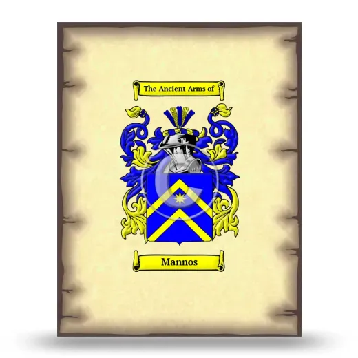 Mannos Coat of Arms Print