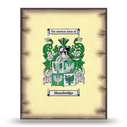 Mansbridge Coat of Arms Print
