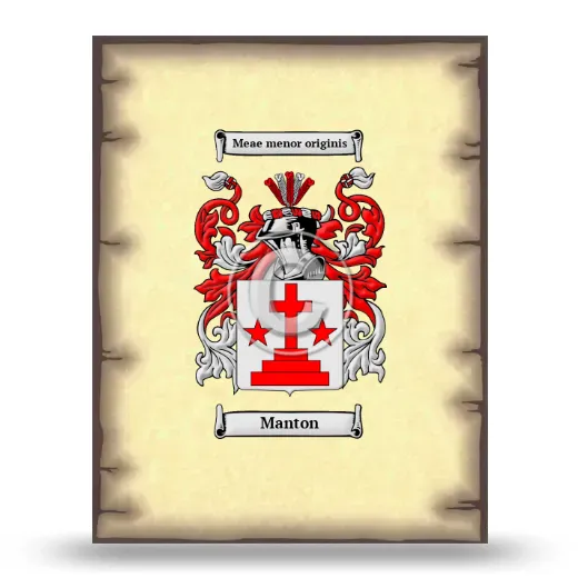 Manton Coat of Arms Print
