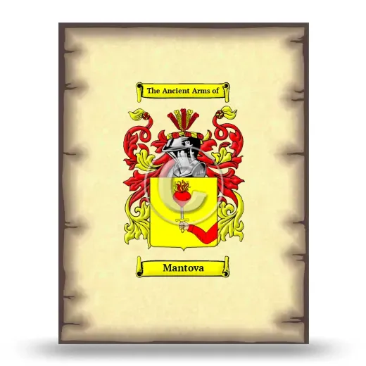 Mantova Coat of Arms Print