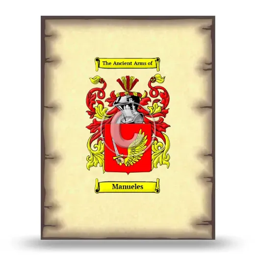 Manueles Coat of Arms Print