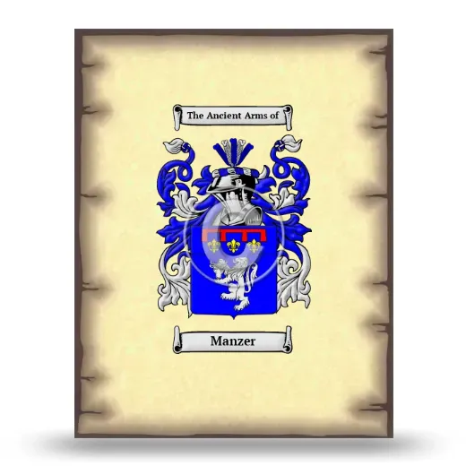 Manzer Coat of Arms Print