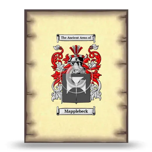 Mapplebeck Coat of Arms Print