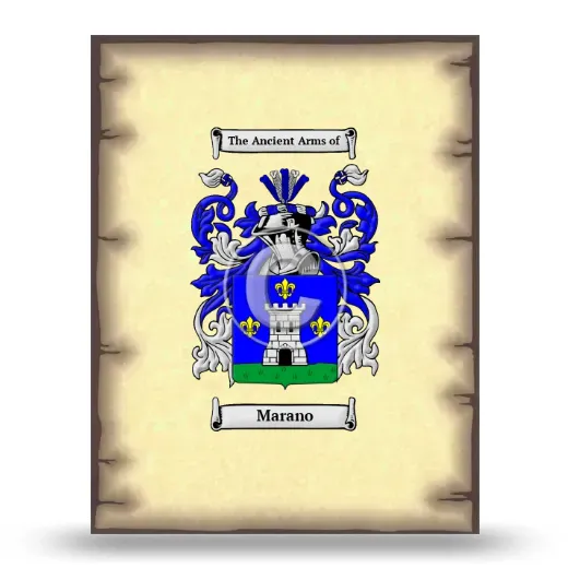 Marano Coat of Arms Print