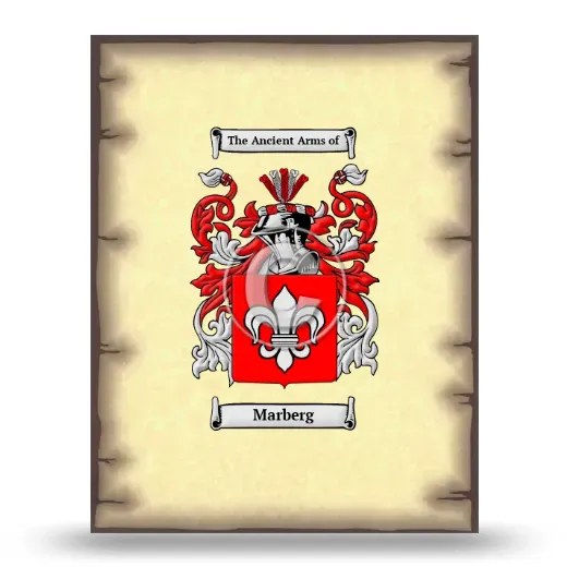 Marberg Coat of Arms Print