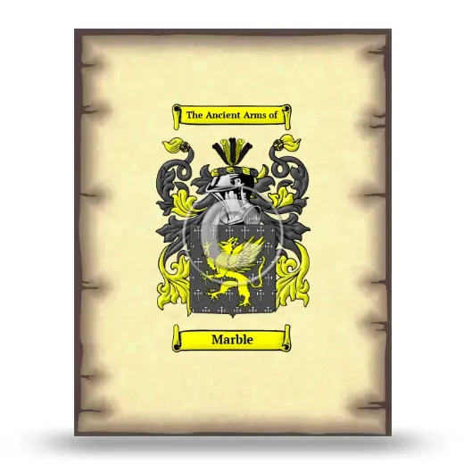 Marble Coat of Arms Print