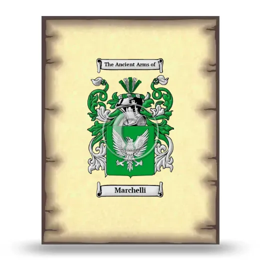 Marchelli Coat of Arms Print