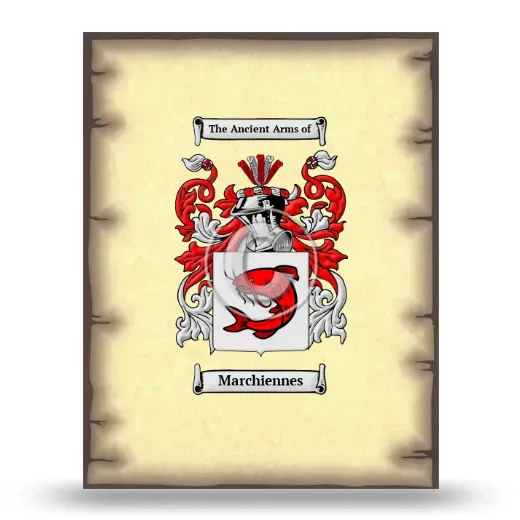 Marchiennes Coat of Arms Print