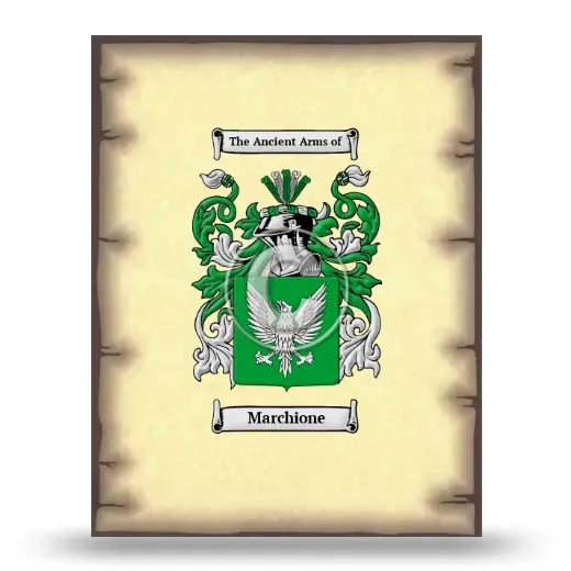 Marchione Coat of Arms Print