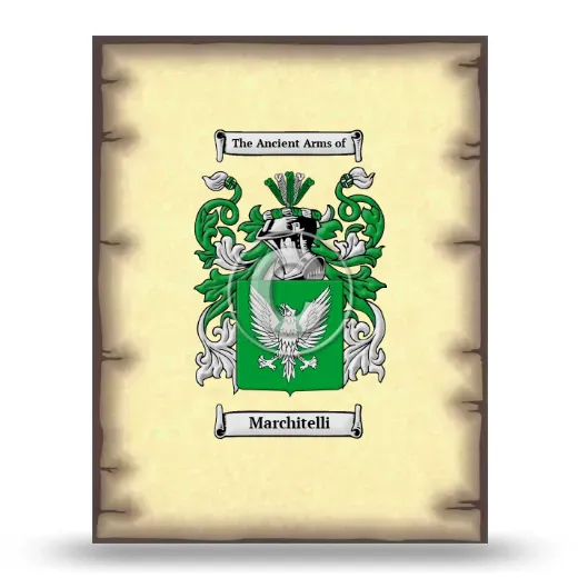 Marchitelli Coat of Arms Print