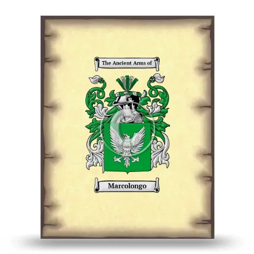 Marcolongo Coat of Arms Print