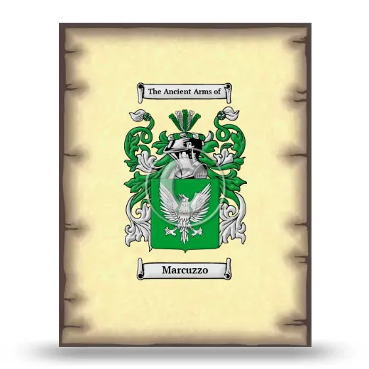 Marcuzzo Coat of Arms Print