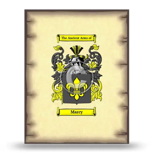 Marcy Coat of Arms Print