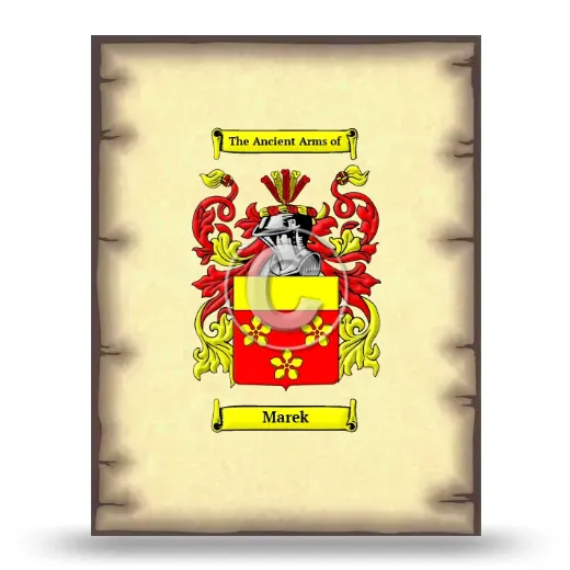 Marek Coat of Arms Print