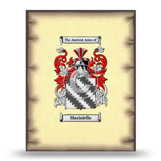 Mariniello Coat of Arms Print