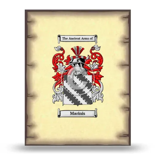 Marinis Coat of Arms Print