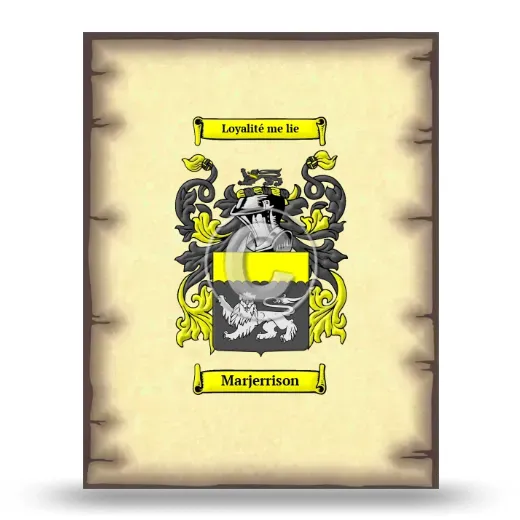 Marjerrison Coat of Arms Print