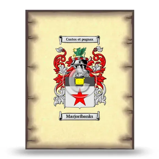 Marjoribanks Coat of Arms Print