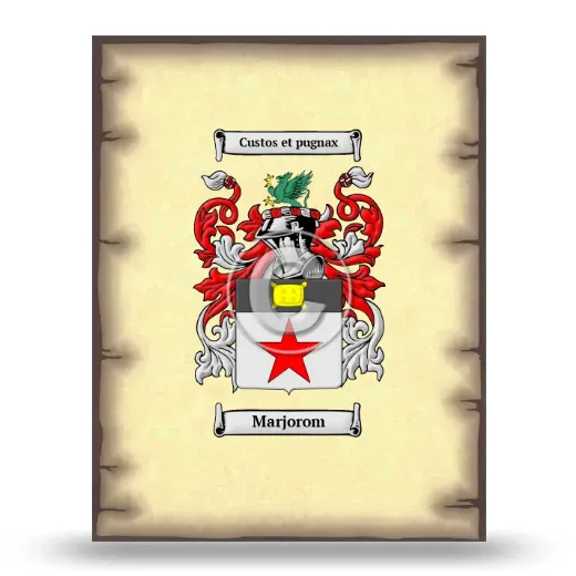 Marjorom Coat of Arms Print