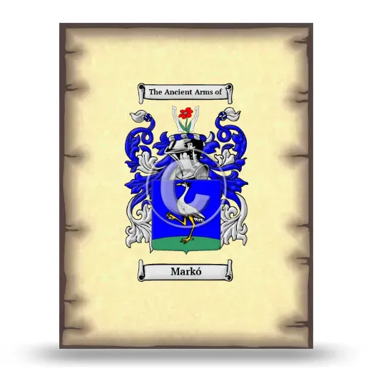 Markó Coat of Arms Print