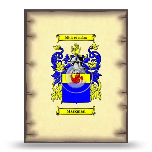 Markman Coat of Arms Print