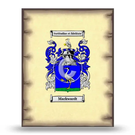 Markwardt Coat of Arms Print