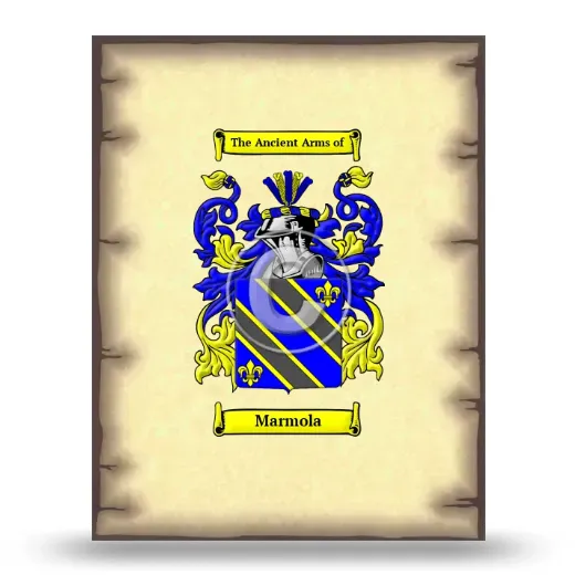 Marmola Coat of Arms Print