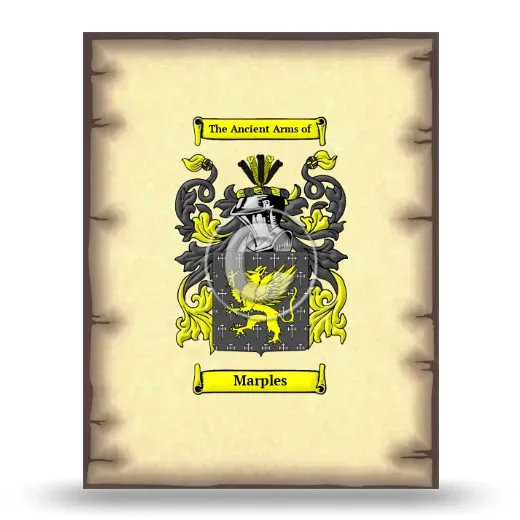 Marples Coat of Arms Print