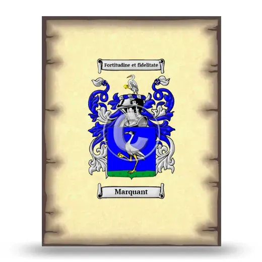 Marquant Coat of Arms Print