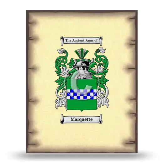 Marquette Coat of Arms Print