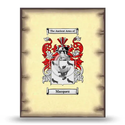 Marquez Coat of Arms Print
