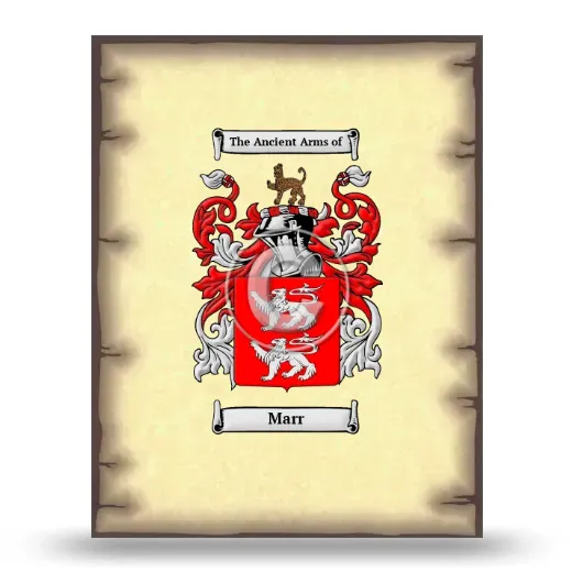 Marr Coat of Arms Print