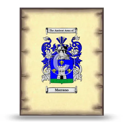 Marrano Coat of Arms Print