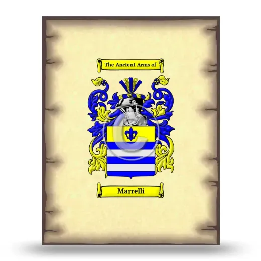 Marrelli Coat of Arms Print
