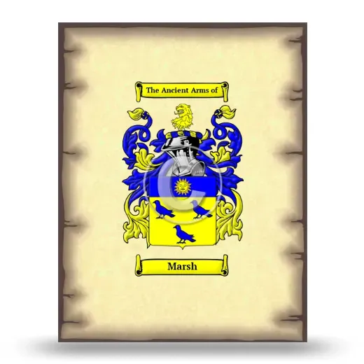 Marsh Coat of Arms Print