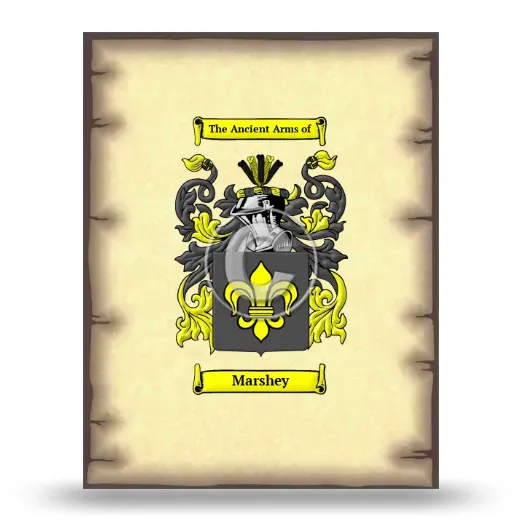 Marshey Coat of Arms Print