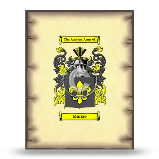 Marsie Coat of Arms Print