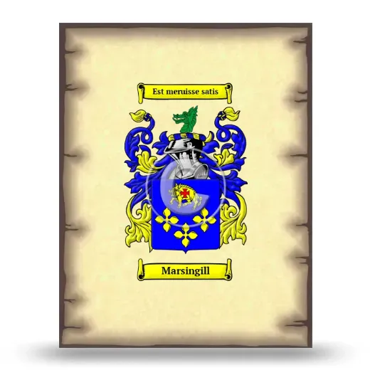 Marsingill Coat of Arms Print