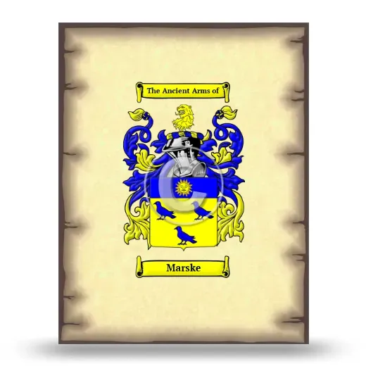 Marske Coat of Arms Print