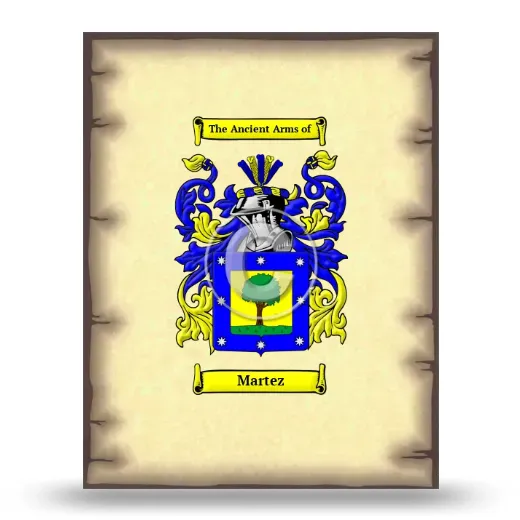 Martez Coat of Arms Print