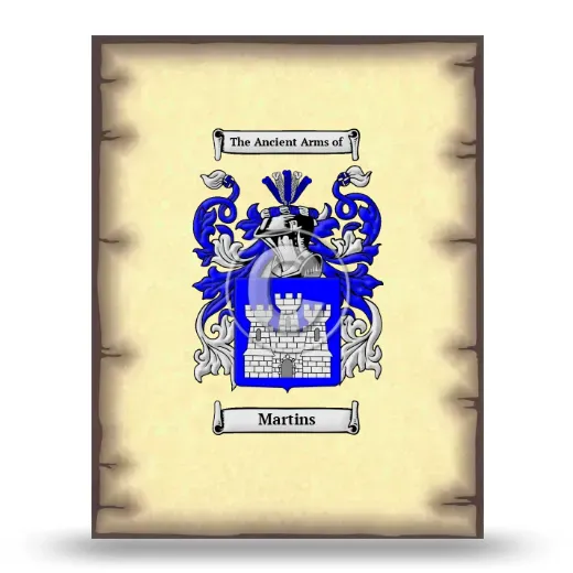 Martins Coat of Arms Print
