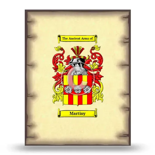 Martiny Coat of Arms Print