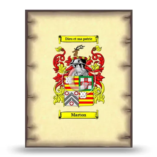 Marton Coat of Arms Print