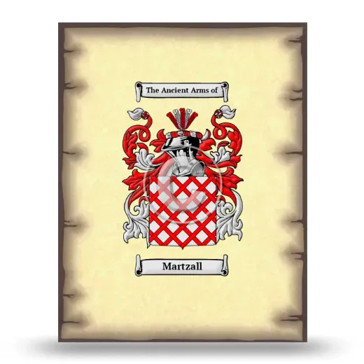 Martzall Coat of Arms Print