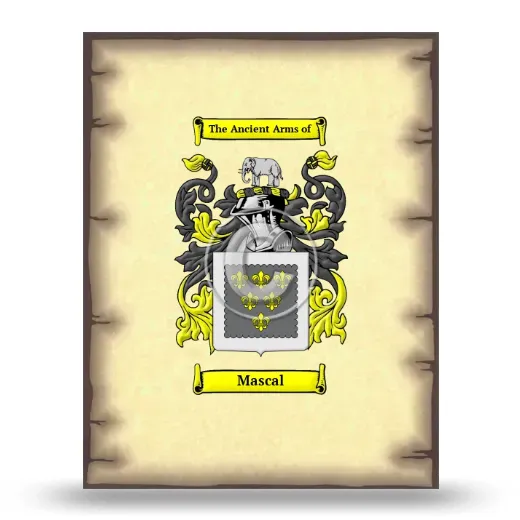 Mascal Coat of Arms Print