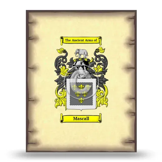 Mascall Coat of Arms Print