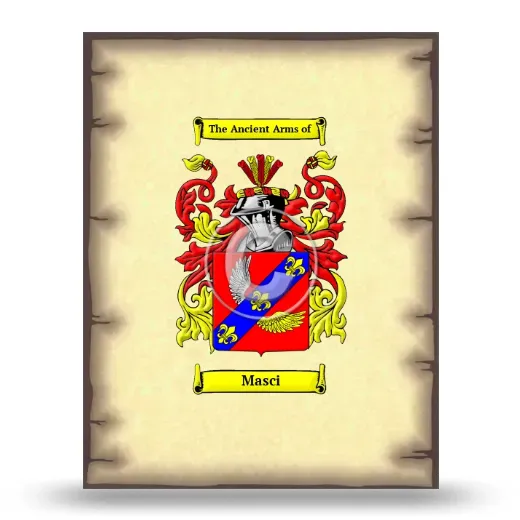 Masci Coat of Arms Print