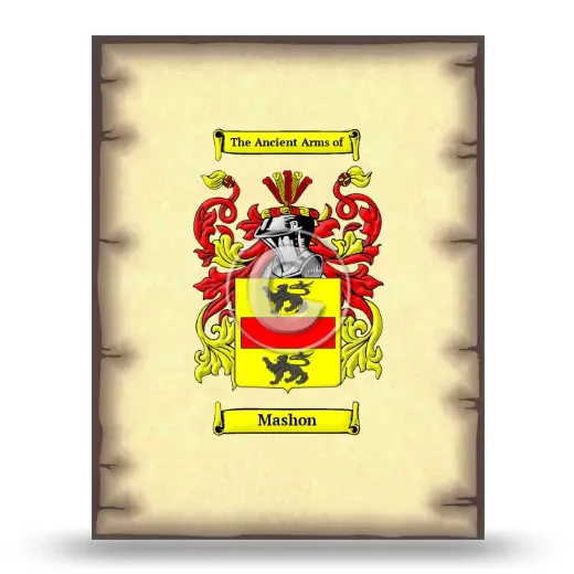 Mashon Coat of Arms Print