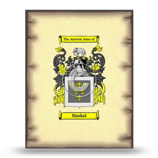 Maskal Coat of Arms Print